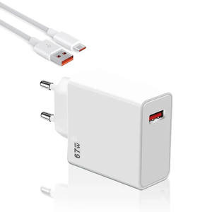 2 in 1 33W 67W 120W 電源アダプター＆Type Cデータケーブル MI EU USバージョン対応 USB壁掛け充電器プラグ - Product Image 2