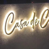 Vender bien, nuevo tipo de señal de luz Led retroiluminada, diseño de señalización de letras, panel Led para exteriores, señal publicitaria