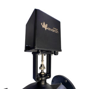 Válvula de <span class=keywords><strong>control</strong></span> proporcional eléctrica inteligente de hierro fundido de 1 'con actuador AC24V 4-20MA Válvula reguladora motorizada con brida - Product Image 4