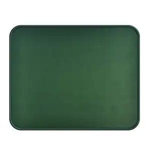 Süblimasyon küçük boy Mouse Pad yeşil dikişli kenarları kaymaz kauçuk taban oyun Mouse pad dizüstü ev ofis için