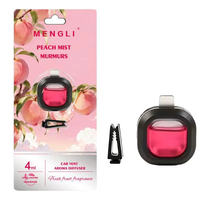 Diffuseur de parfum de voiture de luxe OEM personnalisé avec logo, parfum pêche miel, longue durée, aromathérapie, type bâtonnet en plastique, naturel