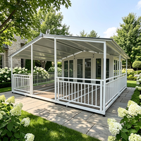 Maison conteneur modulaire extensible de haute qualité de 20 pieds, 2 chambres avec cuisine, pièce de retraite personnalisée