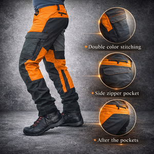 <span class=keywords><strong>Pantalones</strong></span> Cargo de Algodón Ligeros Personalizados <span class=keywords><strong>para</strong></span> Trabajo Mecánico Industrial, Ropa de Trabajo Transpirable con Múltiples Bolsillos <span class=keywords><strong>para</strong></span> Senderismo - Product Image 3