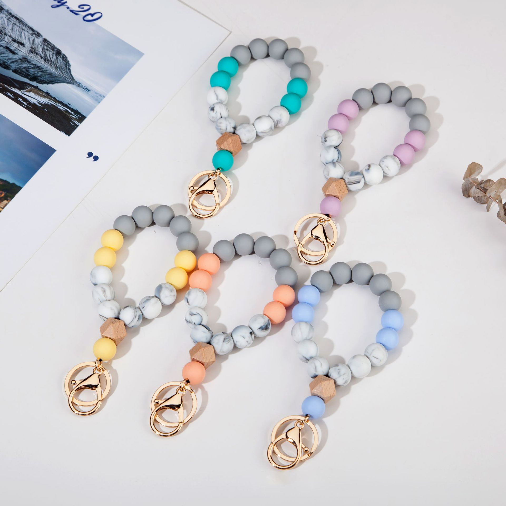 Phone Rubber Custom Color Wrist Lanyard Mobile Wrist Liquid Silicone Chain Anti Drop Rope Mobile Phone Case Chain Image 2