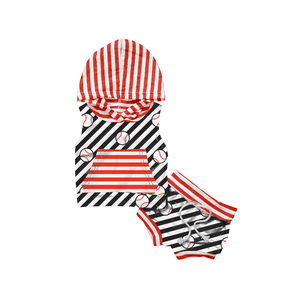 Ensemble de vêtements à capuche pour bébé garçon et fille, été, nouveau-né, unisexe, 2 pièces, TZ-121-ZXG - Product Image 6