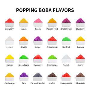 Ventas al por mayor 130g <span class=keywords><strong>Caramel</strong></span> Sea <span class=keywords><strong>Salted</strong></span> Flavor Popping Boba Pearls para bares de cócteles y bebidas Boba - Product Image 6