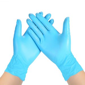 Gants en nitrile jetables Mingyuan, sans poudre, lisses, non stériles, pour la manipulation des aliments, 100 pièces par paquet - Product Image 2