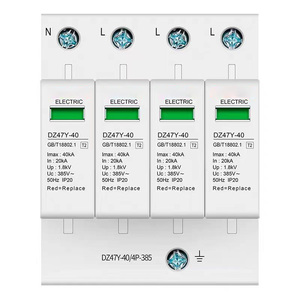 Protector Contra Sobretensiones de Fábrica SpD, 2P 40kA, Dispositivos de Protección de Circuitos de CA, Equipo Eléctrico, Serie YL1-C40, Protector Contra Sobretensiones de 1000v - Product Image 5