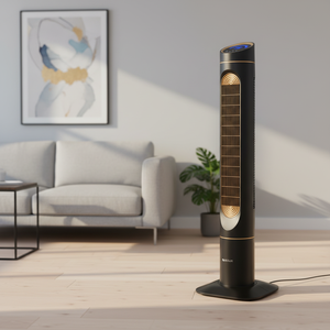 Vente directe d'usine <span class=keywords><strong>Ventilateur</strong></span> de refroidissement d'air oscillant sans lame puissant à 3 vitesses de 50 pouces à faible bruit avec minuterie <span class=keywords><strong>ioniseur</strong></span> et télécommande - Product Image 1