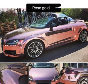1.52*18m Bubbles Free PVC Glossy <strong>Vinyl</strong> Easy Installation Chrome Blue Silver Purple Red Gold Rose Gold <strong>Vinyl</strong> Wrap Rolls <strong>for</strong> <strong>Car</strong> - Product Image 2