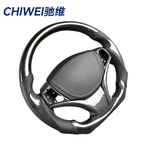 ใช้สำหรับดัดแปลง<span class=keywords><strong>พวงมาลัย</strong></span>รถยนต์โตโยต้า จือซวน เว่ยฉือ จือเซียง ด้วย<span class=keywords><strong>พวงมาลัย</strong></span>หนังแท้ผสมคาร์บอนไฟเบอร์ - Product Image 4