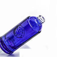 Atomizador de Perfume de Vidrio Cuadrado de Alta Calidad de 30ml 50ml, Botella Portátil de Aromaterapia para Viaje con Tapa de Corona y Serigrafía