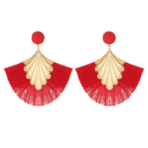 Boho पंख कान की बाली महिला लक्जरी बड़ी लंबी लटकना लटकन कान की बाली बिग लटकना कान की बाली - Product Image 3