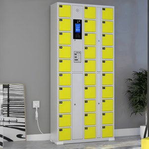 電子ロック、鍵、インターホン、防水機能付きスチール製携帯電話/電動工具充電キャビネット - Product Image 5