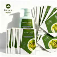 Etiquetas Adhesivas Cosméticas de Material BOPP Ecológico e Impermeable, Etiquetas Personalizadas Resistentes a la Fricción para Plástico