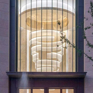 इनडोर सजावट कस्टम भोज हॉल प्रकाश होटल डुप्लेक्स भवन अनुकूलित क्रिस्टल चंदेयर - Product Image 3