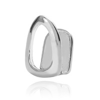 BESG104 Grillz – Capuchons dentaires en cuivre de style européen et américain, Hip-Hop, creux, forme géométrique dorée, accessoires de costume d'Halloween