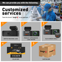 Nouvelle Tendance Caméra de Tableau de Bord DVR 2K GPS Vision Nocturne Boîtier Noir IPS Universel Mini DVR de Voiture Caméra de Recul