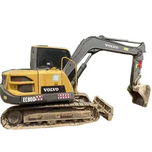 Profermace 중국 volvo ec80 유압 중고 크롤러 굴삭기 일본 히타치 8 톤 굴삭기-판매용