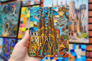 Nuevo estilo personalizado Popular 2d 3D Metal <span class=keywords><strong>Barcelona</strong></span> imanes de nevera regalo de recuerdo imán de nevera - Product Image 4