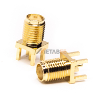 Connecteur Coaxial RF droit SMA-KE SMA PCB Mount femelle Jack pour antenne