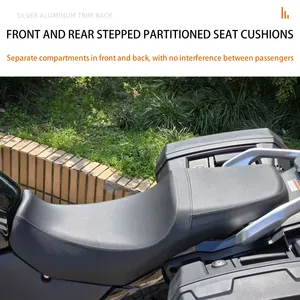 Adecuado para <span class=keywords><strong>Suzuki</strong></span> DL250, resistente a la lluvia, al desgaste, antideslizante, cuero resistente al sol, cojín de asiento de motocicleta modificado y engrosado. - Product Image 4