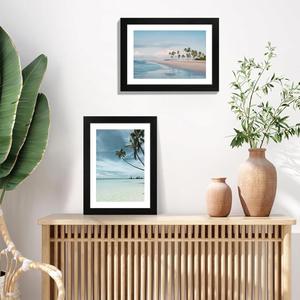 Hot Sell Desktop Home Decor PVC Plastic Black Fashionable Waterproof Eco-Friendly Customized Logo Photo <b>Frame</b> A1/A3/<b>A4</b> 5X7 8X10 - Product Image 2