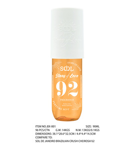 Explosions Cross-border SOL <span class=keywords><strong>Parfum</strong></span> Vaporisateur pour cheveux et corps pour femme, Eau de <span class=keywords><strong>Parfum</strong></span> longue durée Rio Summer, Notes florales <span class=keywords><strong>Patchouli</strong></span> - Product Image 4