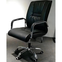 Chaise de bureau pivotante moderne en cuir, chaises de direction, chaises de luxe, ensemble de meubles en PU, personnalisation d'usine, vente en gros