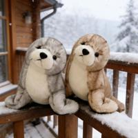 Livraison Rapide : Adorable Peluche de Phoque Douce, Jouet en Peluche pour Décoration de Crèche, Cadeaux d'Anniversaire et Collections Thème Océan