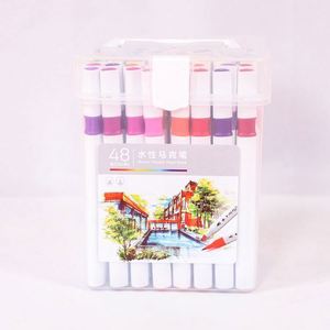 Bw-Mk05 Stylo Marqueur Pastel Double Pointe 2-en-1 Connecté Personnalisable Non Toxique pour Enfants - Product Image 1