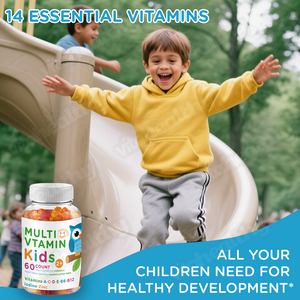 Vitahealthy <span class=keywords><strong>Kids</strong></span>, Mezcla Diaria de Vitaminas y Minerales en Formato Masticable con Sabores Divertidos para el Crecimiento, Multivitaminas Nutritivas en Gomitas para Niños - Product Image 2