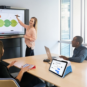 Máquina <span class=keywords><strong>de</strong></span> Traducción <span class=keywords><strong>de</strong></span> Doble Pantalla, Traductor <span class=keywords><strong>de</strong></span> Voz con IA, Sistema <span class=keywords><strong>de</strong></span> Traducción <span class=keywords><strong>de</strong></span> Escritorio Android para Comunicación con Huéspedes en Recepción <span class=keywords><strong>de</strong></span> Hotel - Product Image 1