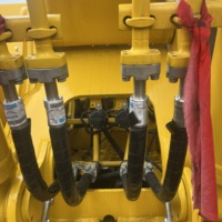 Excavatrice Komatsu PC210 haute performance, d'origine japonaise, avec système de flèche et de bras renforcés de 21 tonnes, sans fissure de cadre, prête à l'emploi.