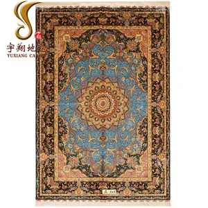 Yuxiang 6x9 ft Luxury Handmade Silk Persian Rugs and Carpets Living Room Persian Carpet