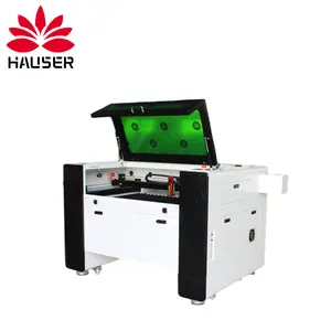 HAUSER Co2 Lasers chneid maschine 6090 Gravier maschine RUIDA Steuer karte Acryl platte