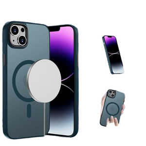 Nhiều Màu Từ Matte Di Động Silicone Cover Quay Lại Không Dây Phí Điện Thoại Shell Trường Hợp Di Động Phụ Kiện Rugged Iphone 15 14 13 - Product Image 3