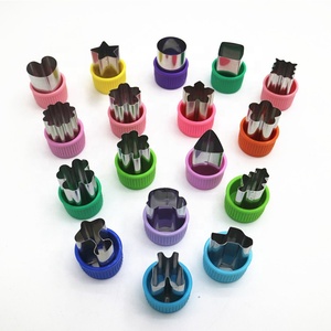 Thép không gỉ trang trại hình dạng động vật trái cây rau cắt Piggy <span class=keywords><strong>Cookie</strong></span> khuôn bánh dập nổi khuôn - Product Image 1