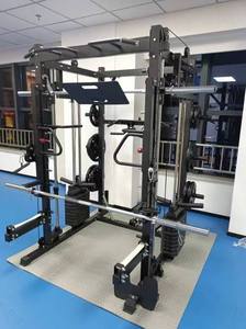 محطة آلة متعددة سميث SH المنزل باستخدام صالة الألعاب الرياضية نصف قفص - Product Image 5