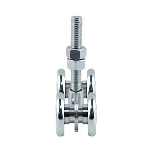 Prix d'usine <span class=keywords><strong>Chariot</strong></span> de guidage moderne <span class=keywords><strong>pour</strong></span> <span class=keywords><strong>rail</strong></span> de <span class=keywords><strong>porte</strong></span> de grange à roulettes, roulement de roue de <span class=keywords><strong>chariot</strong></span>, capacité de charge 200 kg, durable - Product Image 2