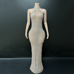 Novance Y5484 Abito <span class=keywords><strong>da</strong></span> <span class=keywords><strong>Sposa</strong></span> <span class=keywords><strong>di</strong></span> Lusso Premium Nuova Moda 2026 con Applicazioni e Perline <span class=keywords><strong>di</strong></span> Cristallo, Prodotto <span class=keywords><strong>di</strong></span> Tendenza per la <span class=keywords><strong>Sposa</strong></span> - Product Image 2