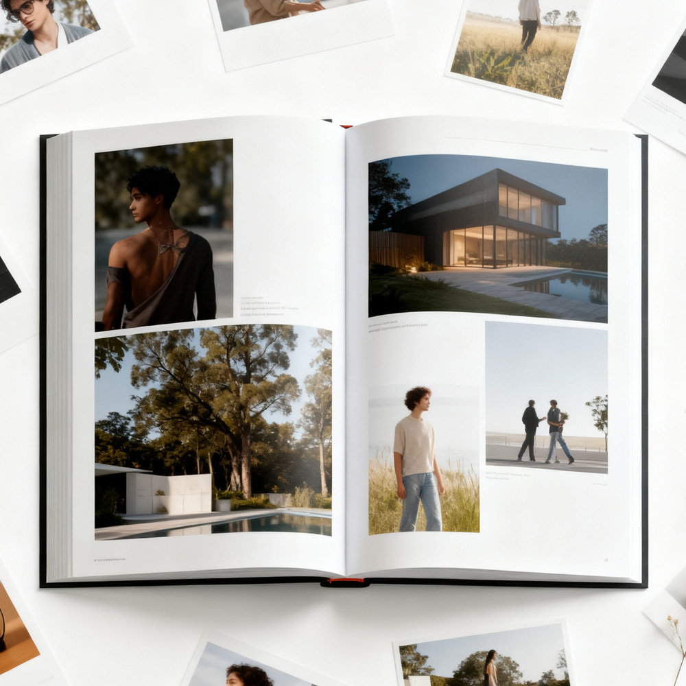 Custom Fancy Glossy Cardboard with Digital Printing Film Lamination A4/A5 Booklet Brochure Catalog Photo Magazine Printing