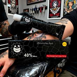 Mantequilla Orgánica para el Cuidado Posterior del Tatuaje con Logotipo Personalizado, Ayuda a Curar y Mantener el Tatuaje - Product Image 5