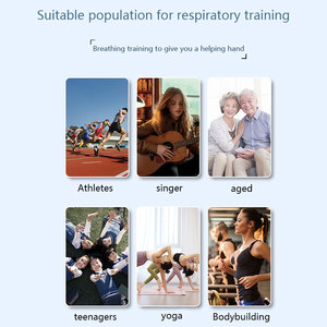 New Medical Grade Silicone Premium Breathing Trainer Aircraft <strong>Lung</strong> <strong>Exercise</strong> for 1 Person to <strong>Improve</strong> Sleep Quality - Product Image 4