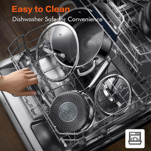 ステンレスポット調理器具セット15個入り調理器具エコノンスティックセラミックコーティング三層ステンレス調理器具セット - Product Image 4