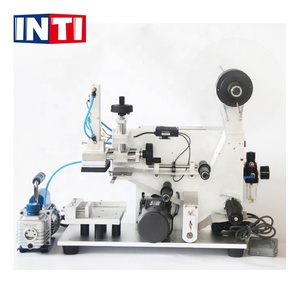 Bán tự động khí nén phẳng nhãn Applicator Top Side nắp chai tự dính Sticker máy - Product Image 3