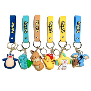 Vente en gros 2024 Nouveau pour <span class=keywords><strong>Pokemon</strong></span> 3D Personnage de Dessin Animé PVC Caoutchouc Porte-clés Gengar et <span class=keywords><strong>Sleeping</strong></span> Eevee Chiffres Nouveau Pokemoned - Product Image 4