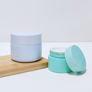 Luxury Skincare Packaging <b>Empty</b> Round 30ml 50ml 100ml Cream Cosmetic Lotion Glass <b>Jar</b> - Product Image 4