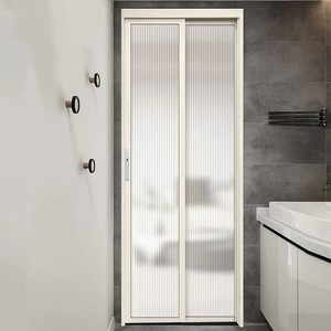 Porte PD de conception moderne pour l'intérieur, cadre en alliage d'aluminium bon marché, <span class=keywords><strong>verre</strong></span> trempé pour le salon, surface finie pour - Product Image 4