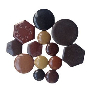Escamas de Piedra de Turmalina y Germanio Terry, Redondas de 25x7.5mm, para Terapia de Colchones y Cojines de Asiento, Soporte para Glúteos - Product Image 5